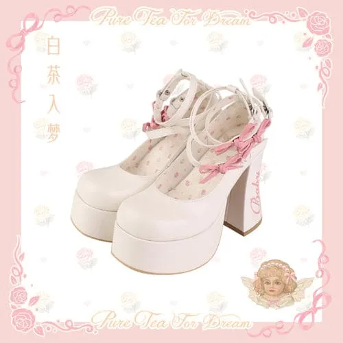 5 Colors Cute Heels Pastel Elegant Shoes ON612