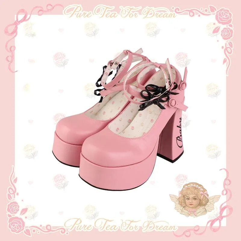 5 Colors Cute Heels Pastel Elegant Shoes ON612