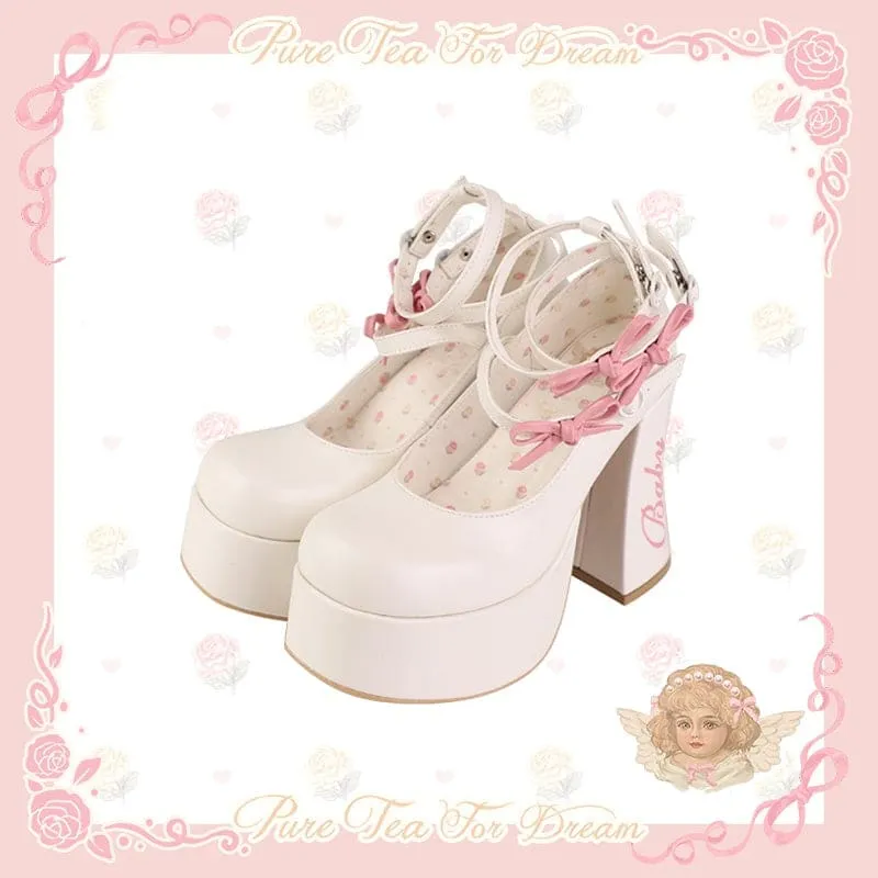 5 Colors Cute Heels Pastel Elegant Shoes ON612