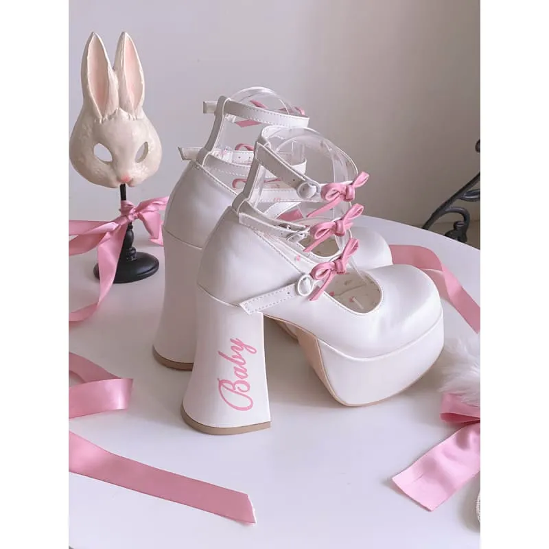 5 Colors Cute Heels Pastel Elegant Shoes ON612