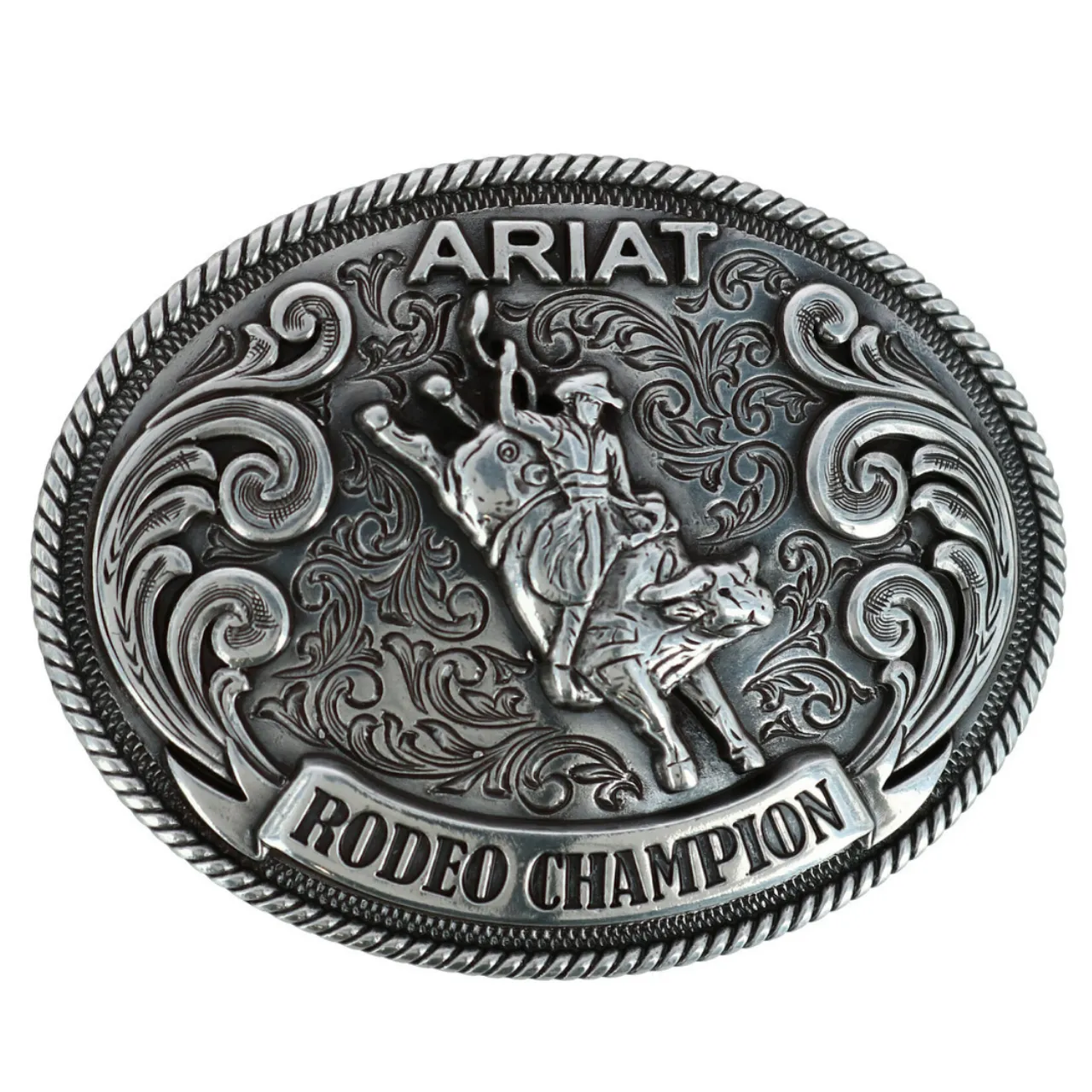 Ariat Youth Bull Rider Rope Edge Belt Buckle A36000