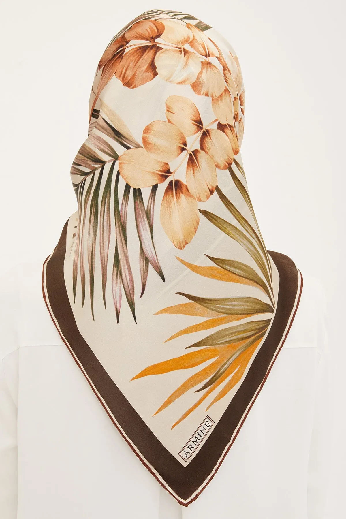 Armine Claris Floral Silk Scarf #50