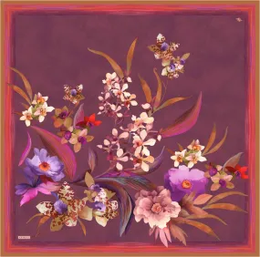 Armine Serene Floral Silk Scarf #1