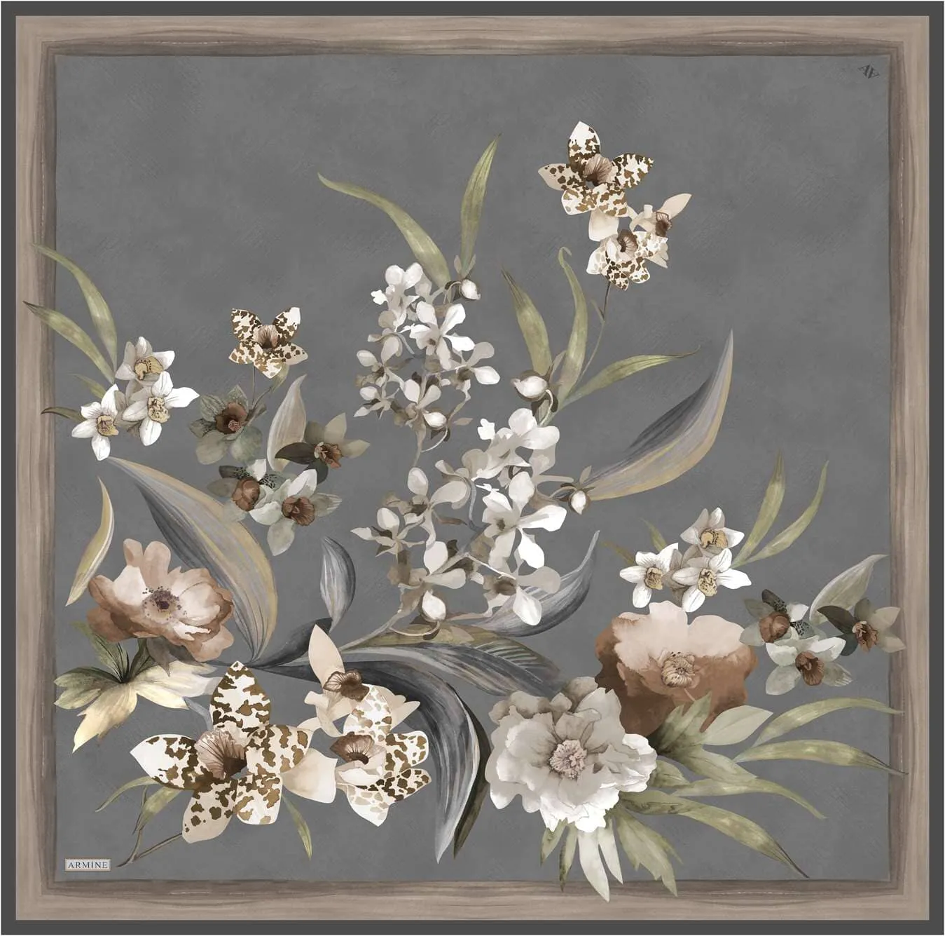 Armine Serene Floral Silk Scarf #4