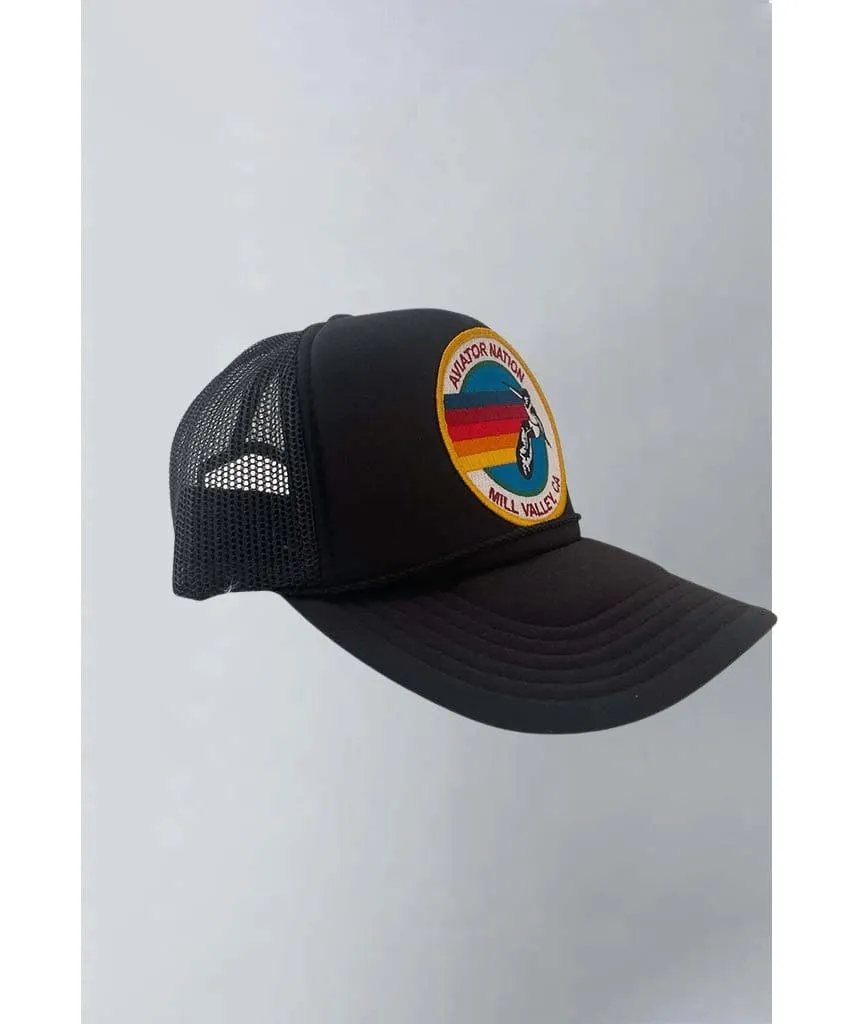 Aviator Nation Trucker Hat Black