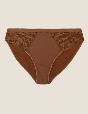 Caramel Wild Bloom Bikini Briefs Size 12