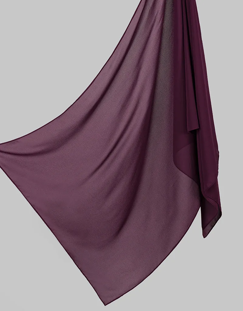 Chiffon Shawl - Shades of Purple