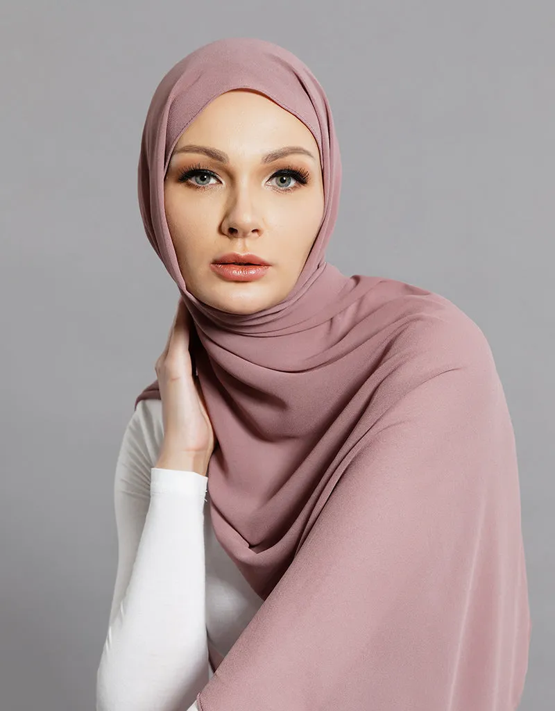 Chiffon Shawl - Shades of Purple