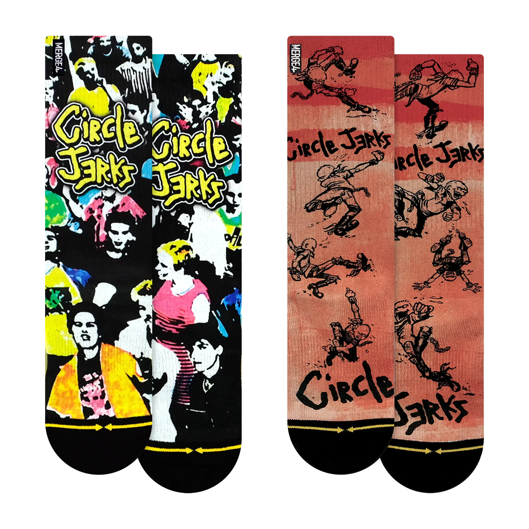 Circle Jerks Crew Socks 2 Pack