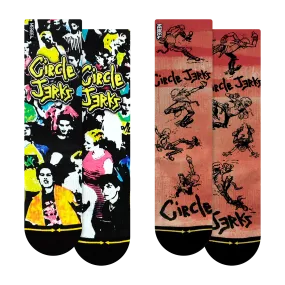 Circle Jerks Crew Socks 2 Pack