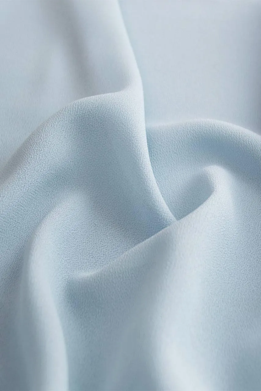 Classic Chiffon Hijab - Pale Blue