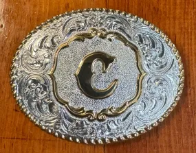 Crumrine Letter "C" Metal Buckle