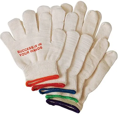 Deluxe Roping Gloves (12-pack) - 2XLarge white/blue