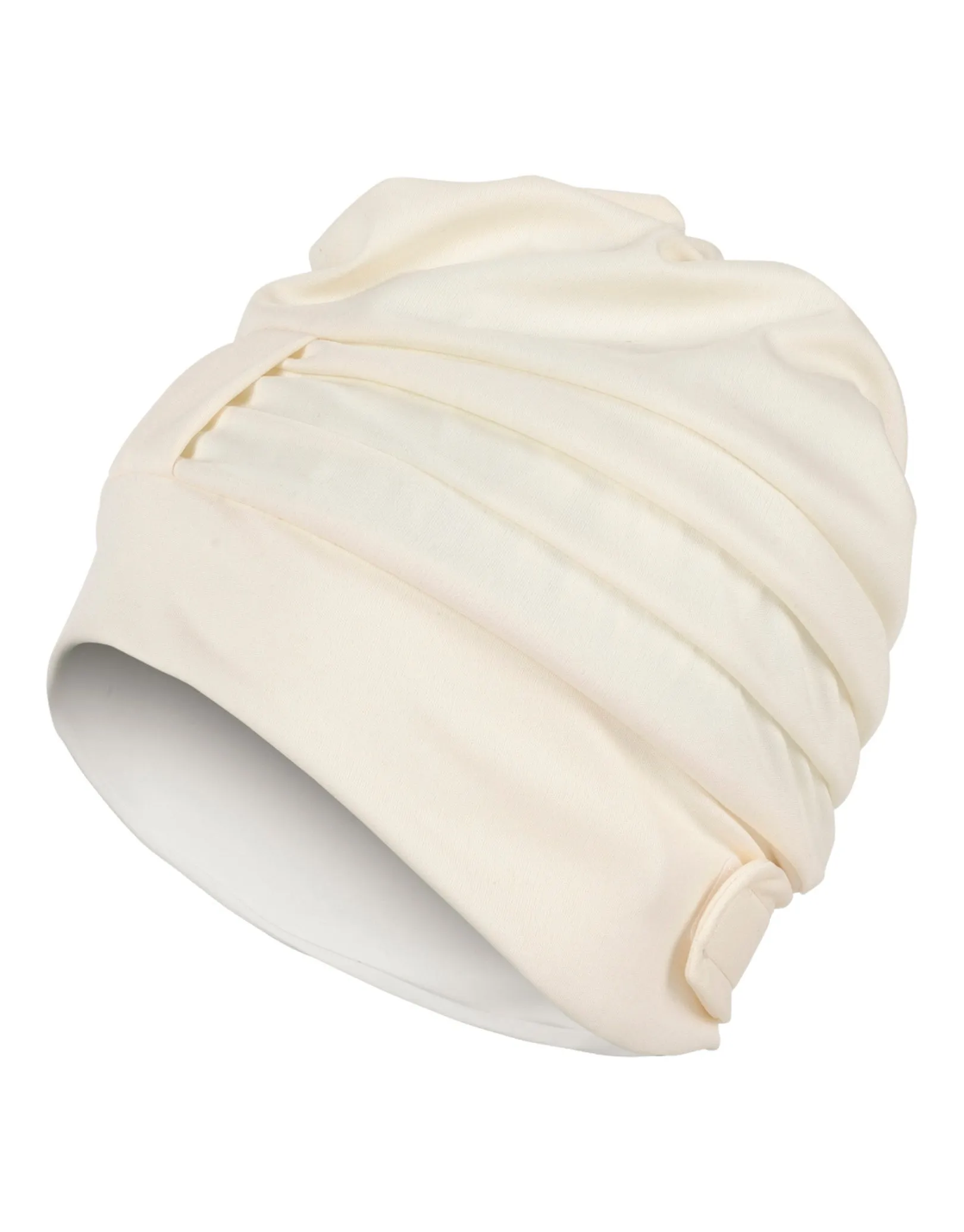 Draped Fabric Swim Cap