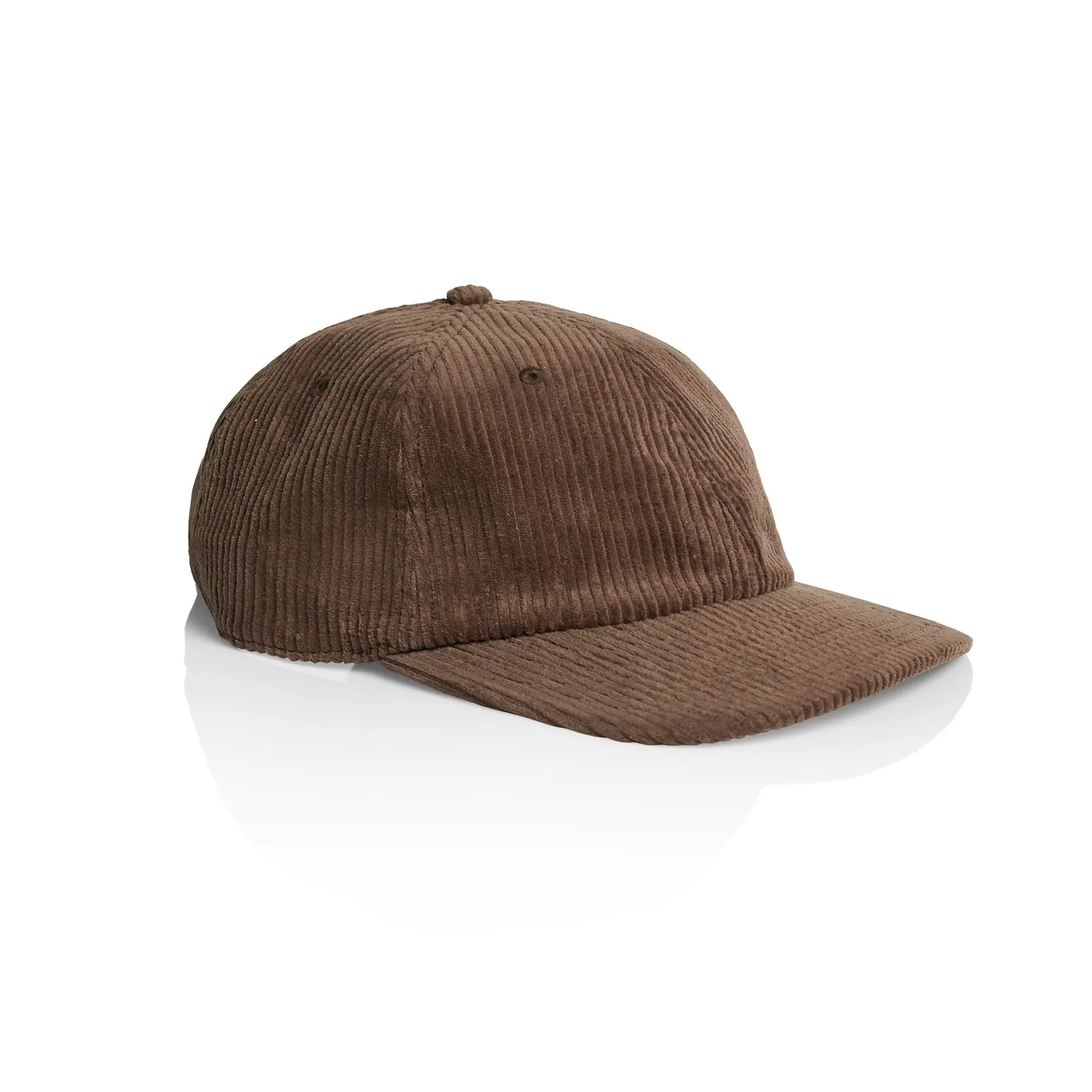 Elegant Corduroy Cap - Walnut