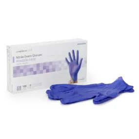 Exam Glove Confiderm® 3.0 X-Large NonSterile Nitrile Standard Cuff Length Textured Fingertips Blue Not Rated - McKesson Brand Mfr# 14-6N38EC