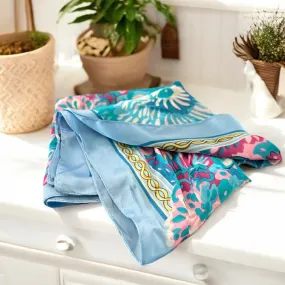 Floral Silk Scarf