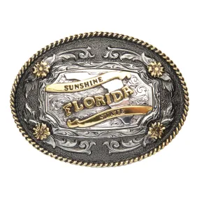 Florida — Oval Rope Edge Buckle