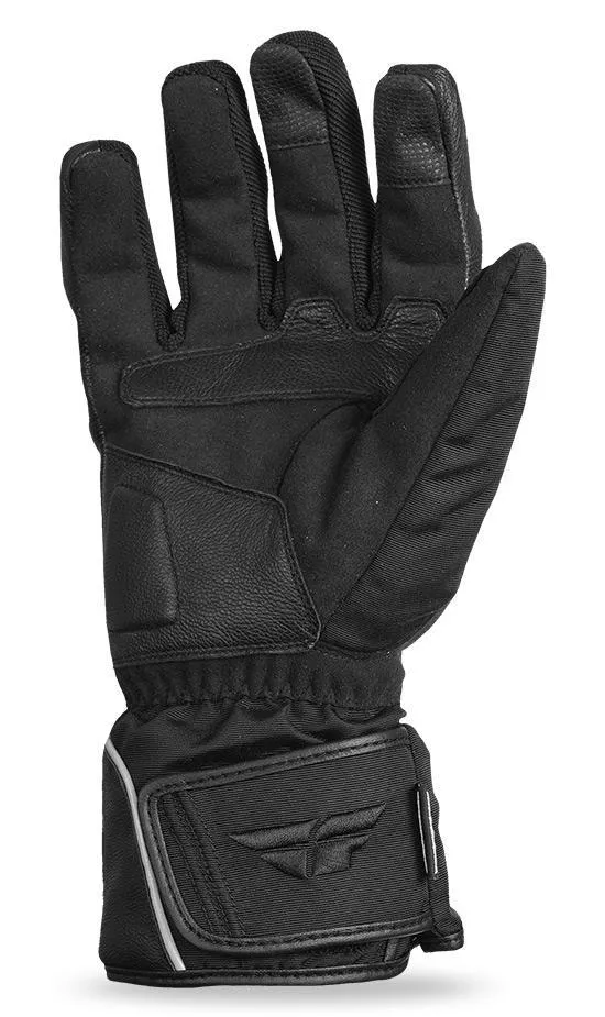 Fly Racing 'Xplore' Black Leather Snowmobile Gloves