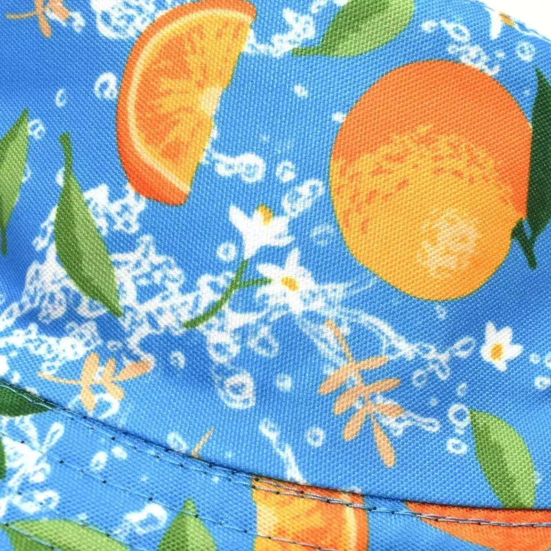 Fresh Oranges Cotton Bucket Hat