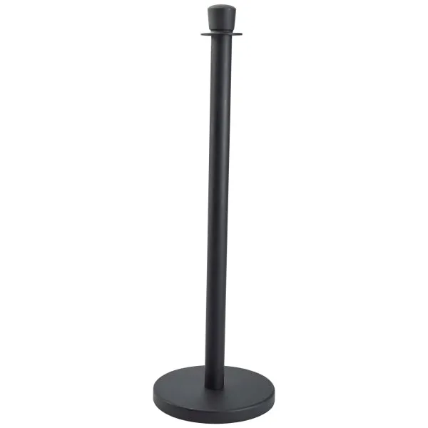 Genware Black Barrier Post ( pack OF 2)