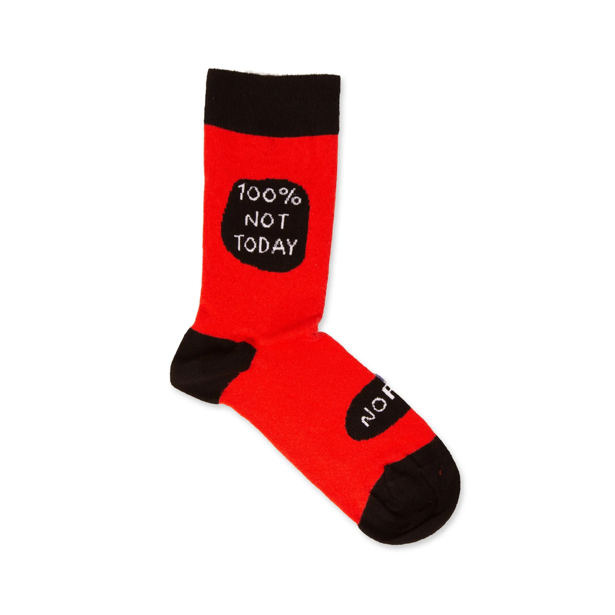 Gift Socks for Her&Him Cotton Socks 100% Not Today Socks Funny Socks Pattern Socks Unisex Socks Custom Socks Birthday Socks