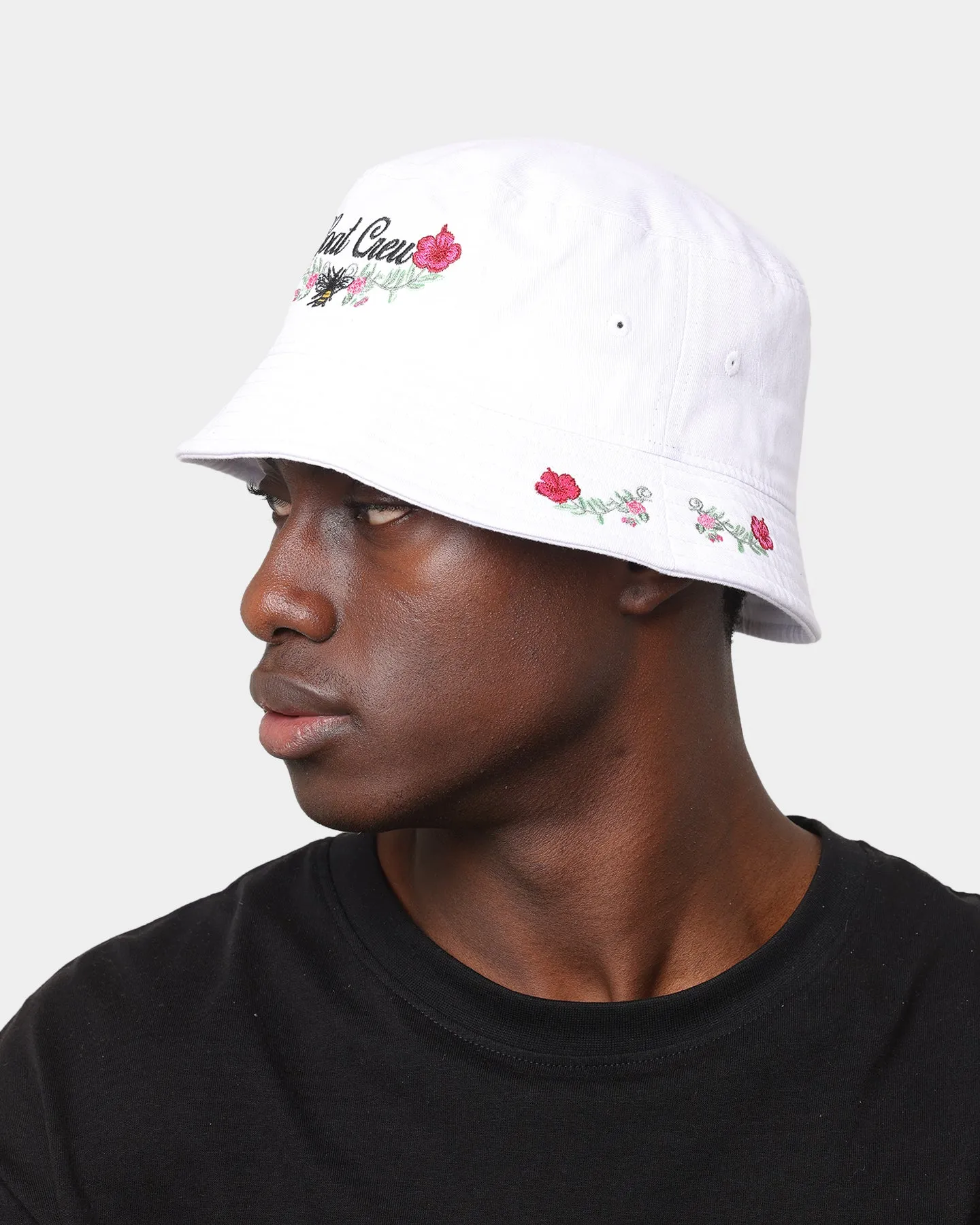 Goat Crew Goat Crew X Thexhan Floral Bucket Hat White