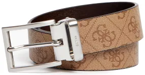 Guess Vezzola 4G Reversible Belt In Beige For Men