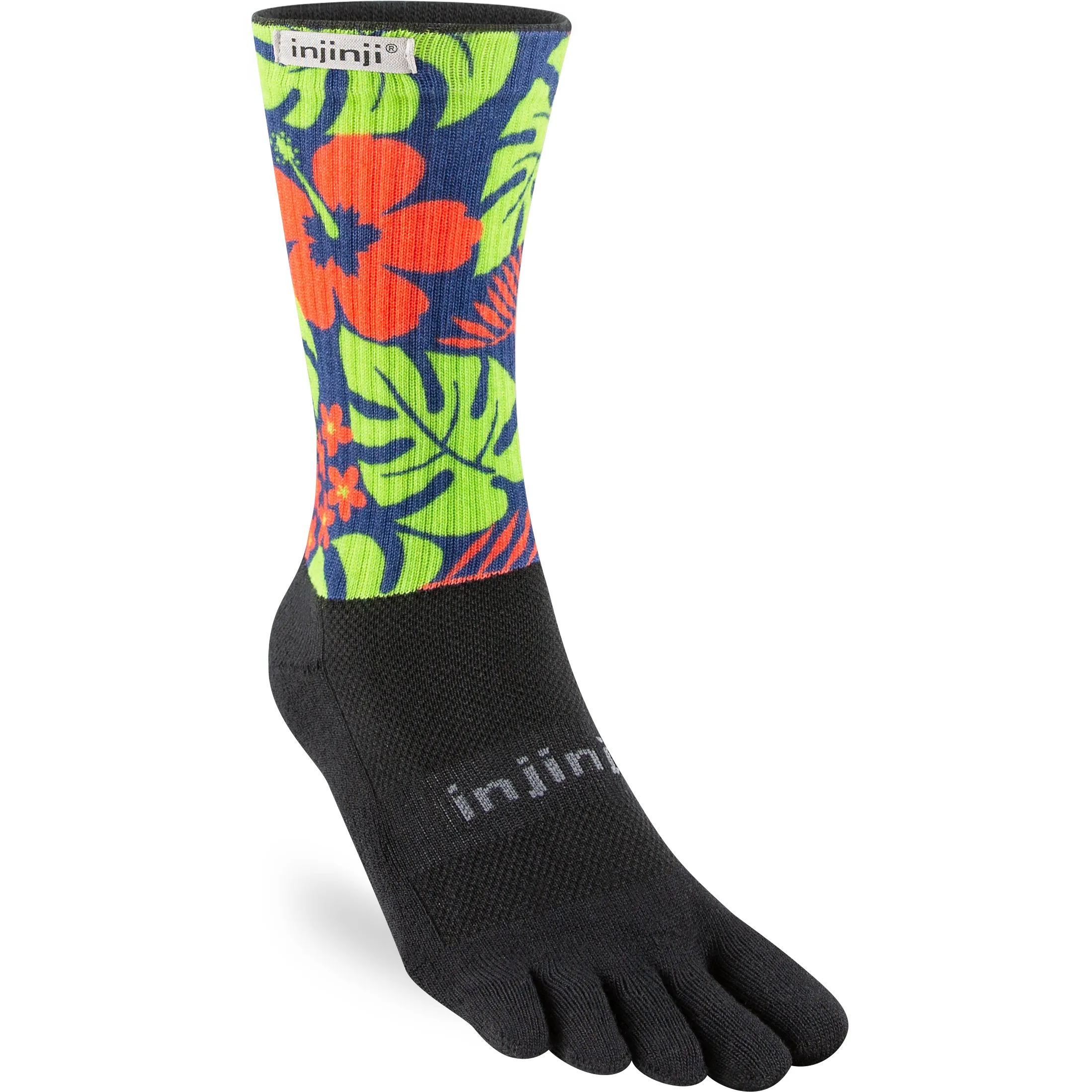 Injinji Trail Midweight Coolmax Crew Toe Socks