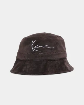 Karl Kani Signature Bucket Hat Dark Brown