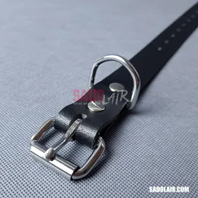 Leather Bondage Belt 25mm Black