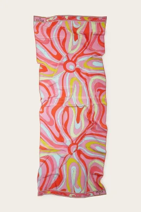 Marmo-Print Silk-Twill Stole