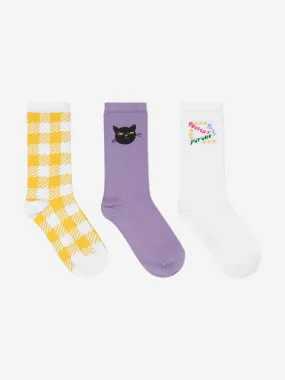 Mini Rodini Kids Organic Cotton Socks Set (3 Pack)