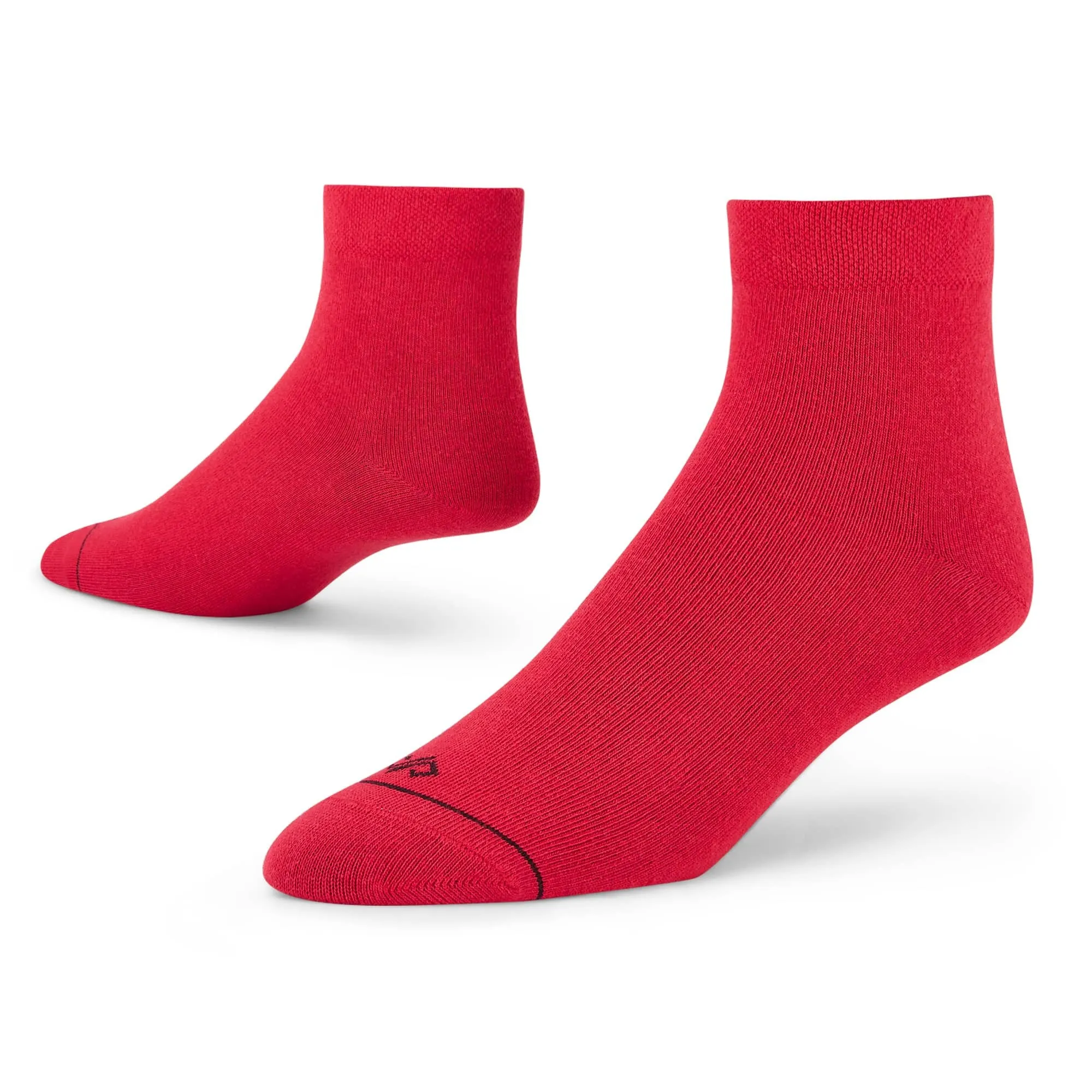 Minimalist Solid Ankle Socks - 4-Pack for Sophisticated Looks