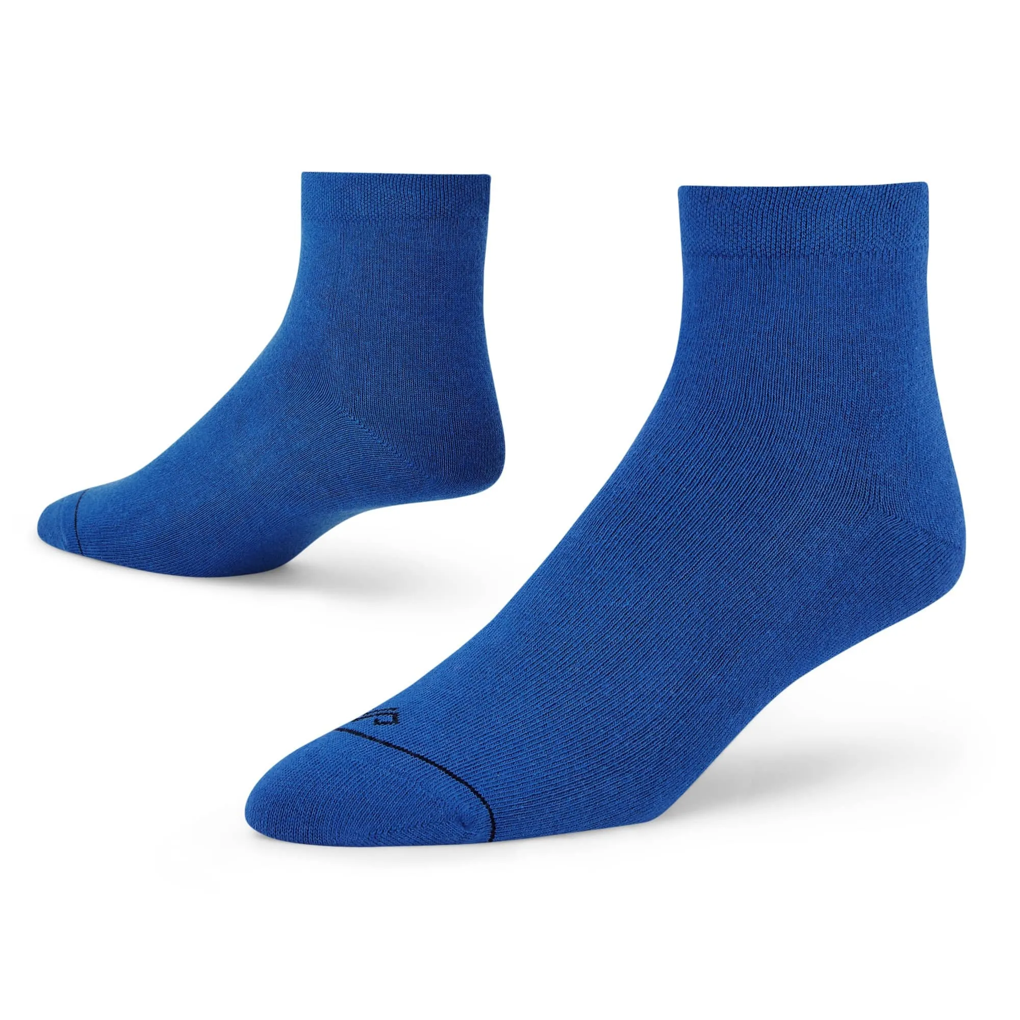 Minimalist Solid Ankle Socks - 4-Pack for Sophisticated Looks