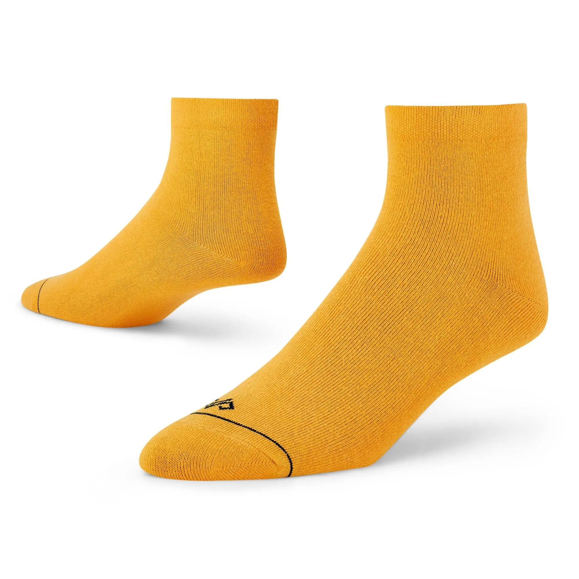 Minimalist Solid Ankle Socks - 4-Pack for Sophisticated Looks