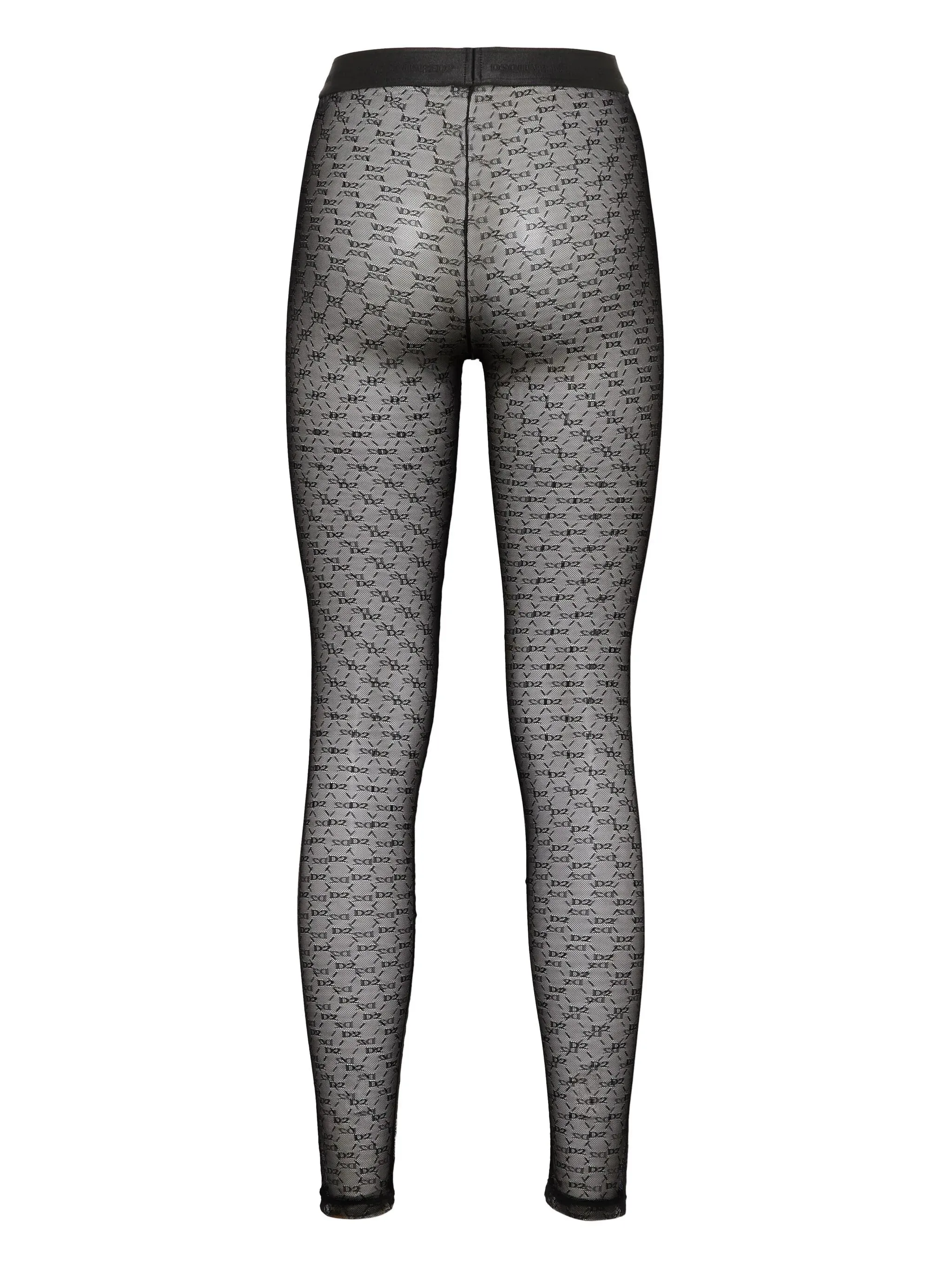 monogram high-waisted tights