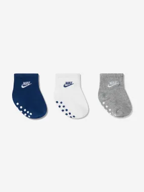 Nike Boys Core Futura Gripper Socks Set in Multicolour