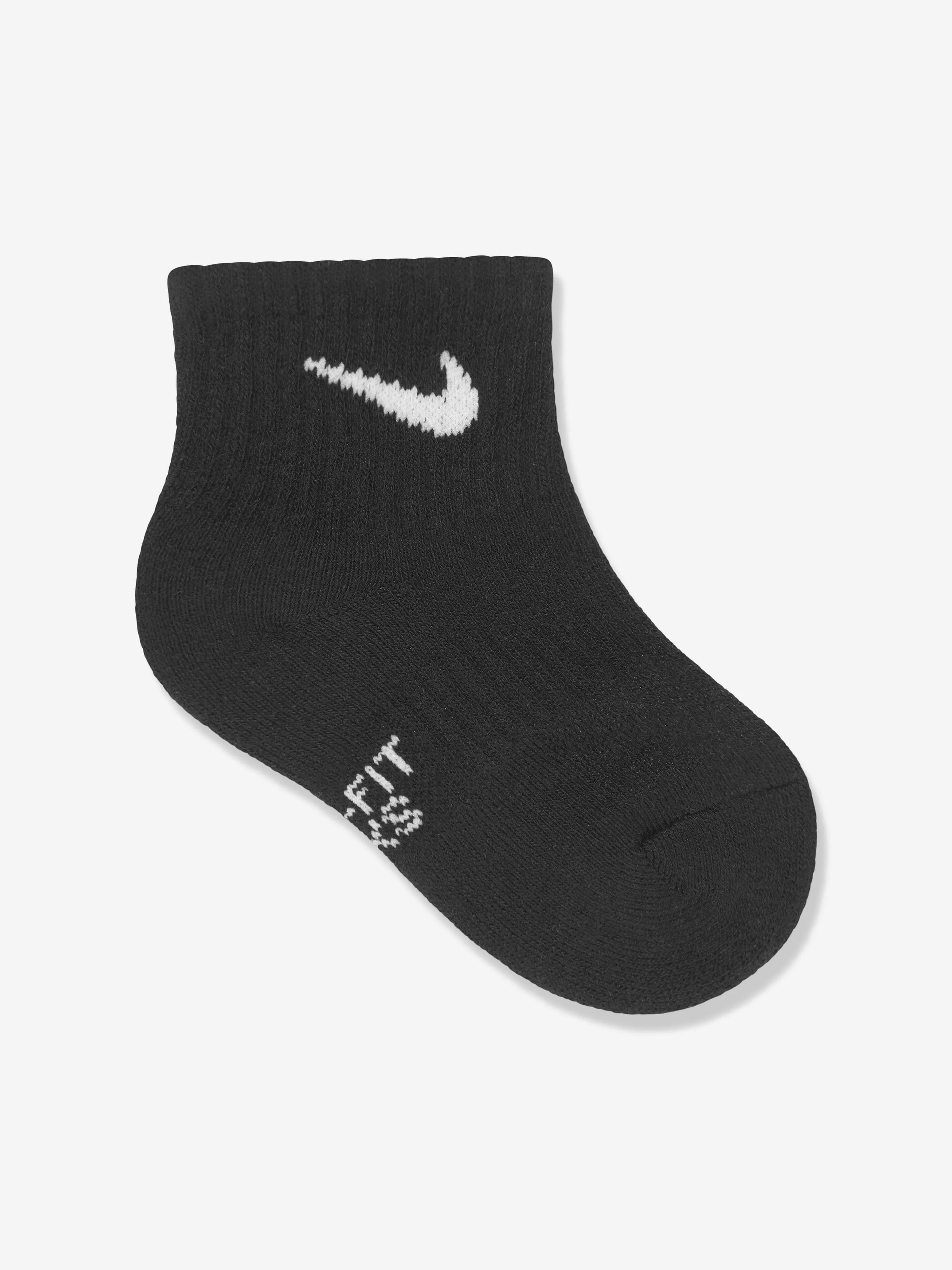 Nike Boys Performance Socks Set in Black