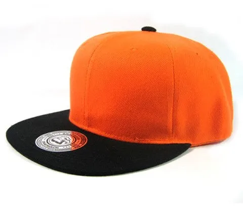 Orange/ Black Snapback