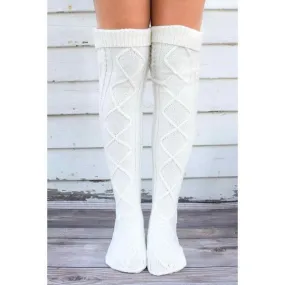 Over The Knee Knit Socks