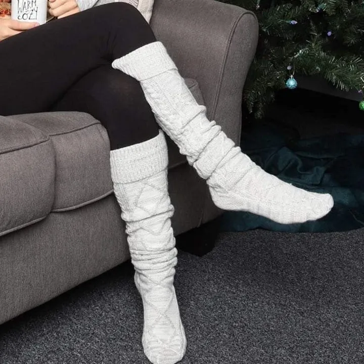 Over The Knee Knit Socks