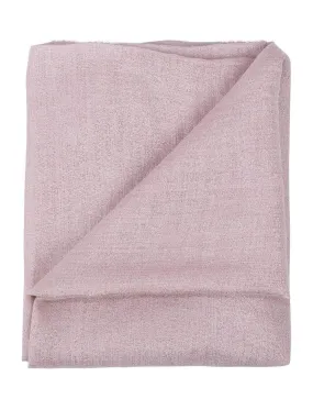 Pastel Pink Cashmere Silk and Lurex Scarf