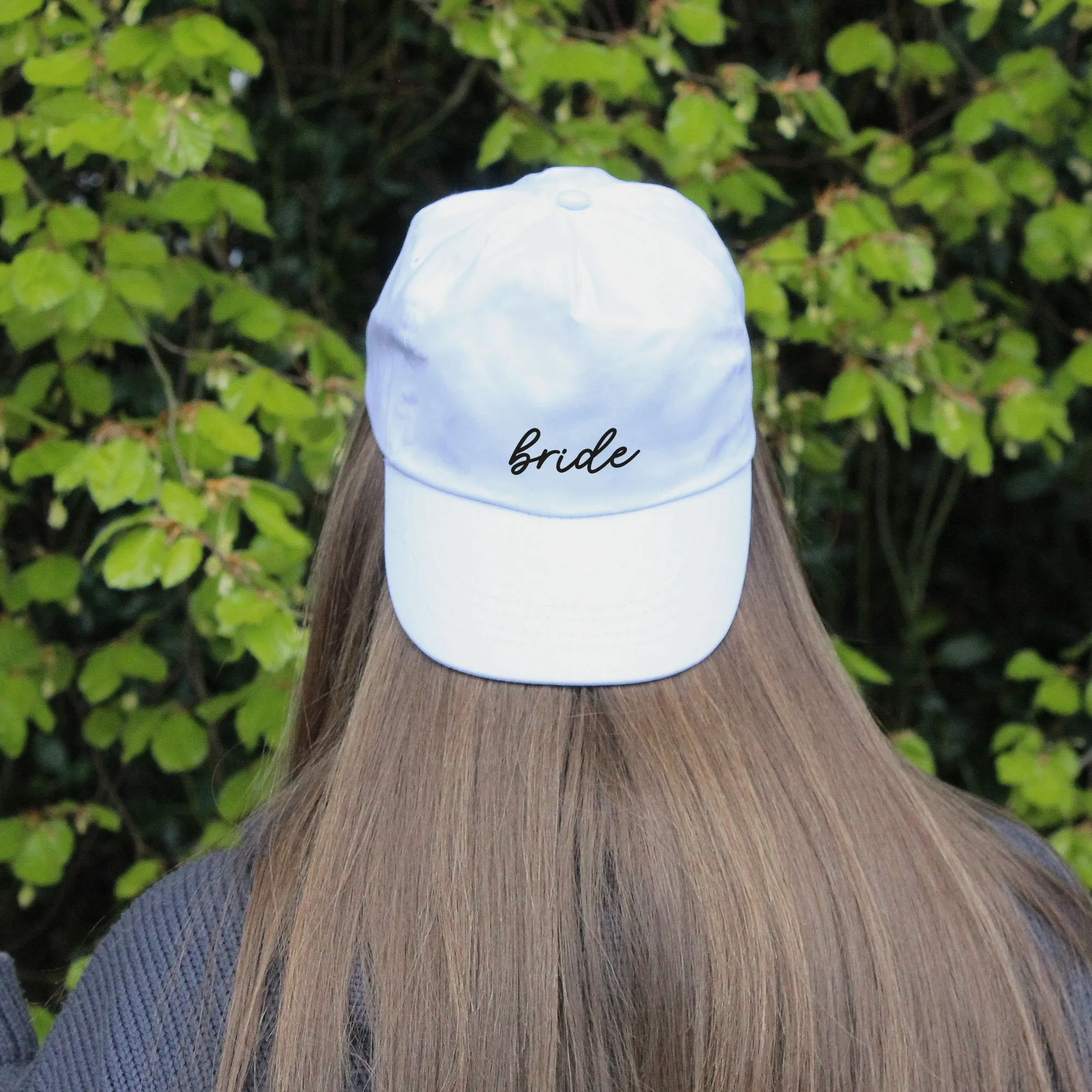 Personalised Black Team Bride & White Bride Caps