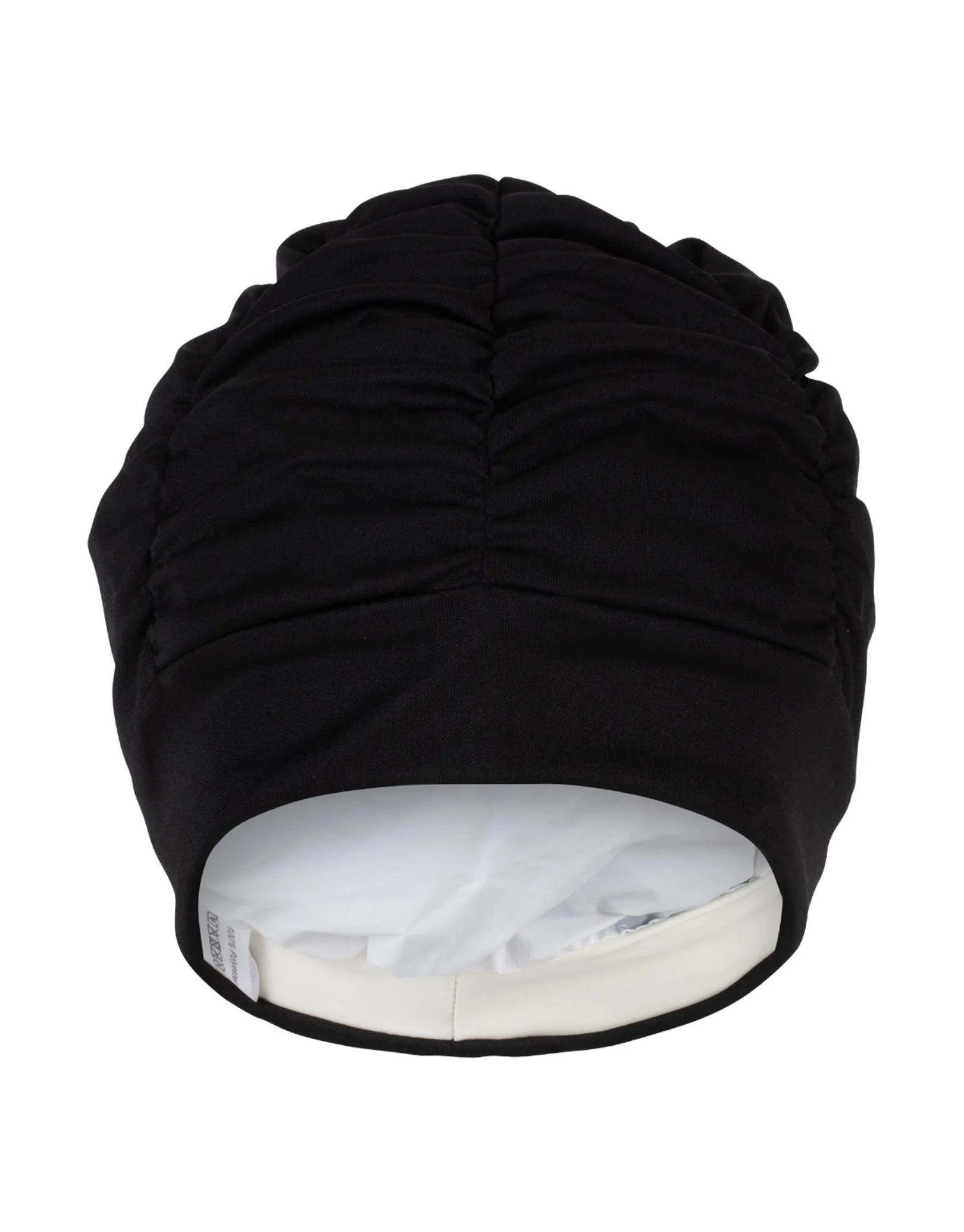 Pleated Fabric Swim Cap