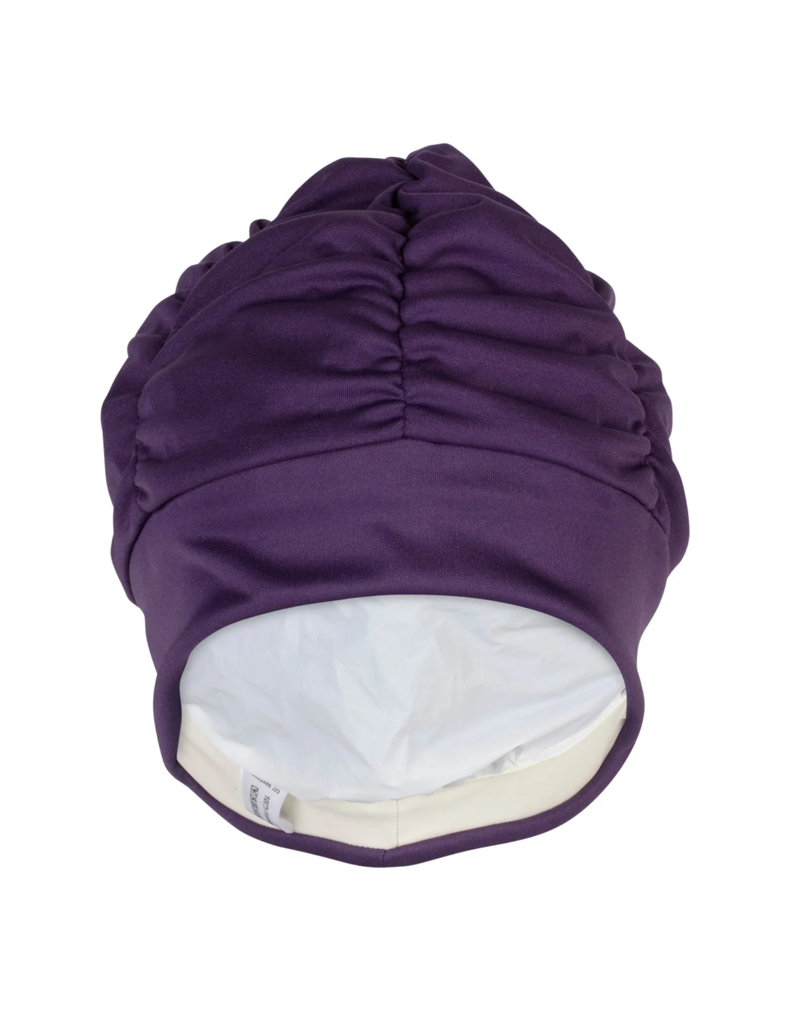 Pleated Fabric Swim Cap