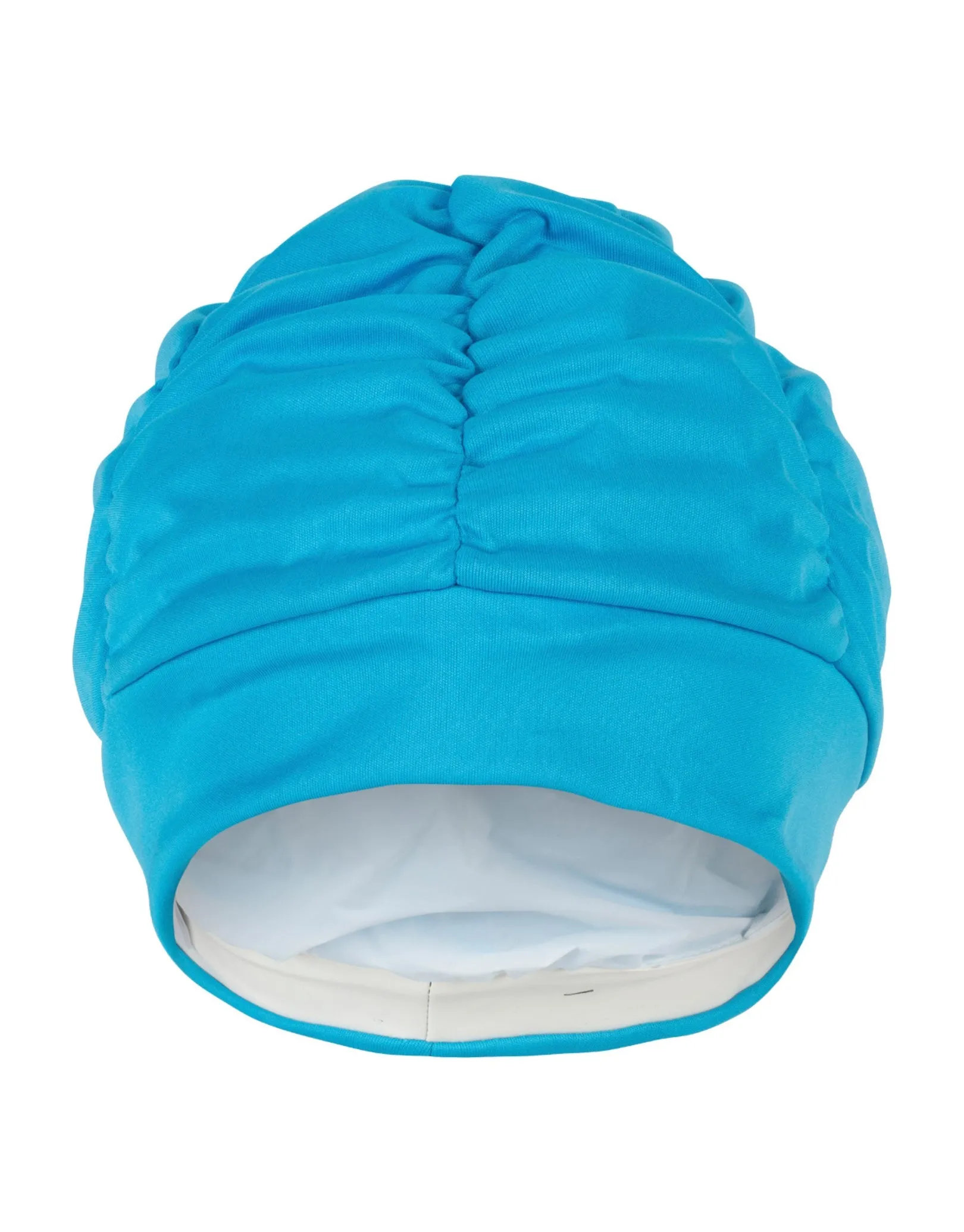 Pleated Fabric Swim Cap