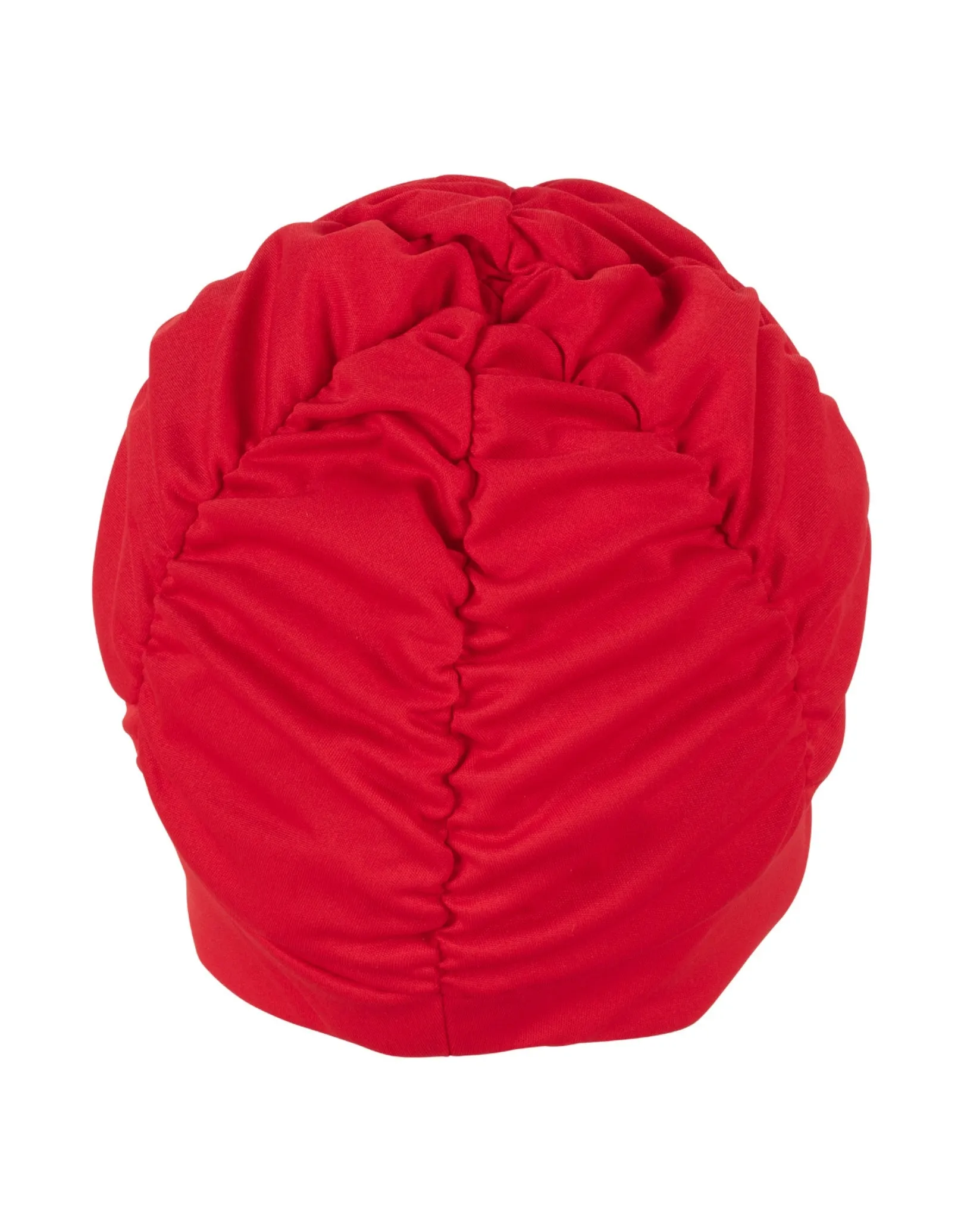 Pleated Fabric Swim Cap