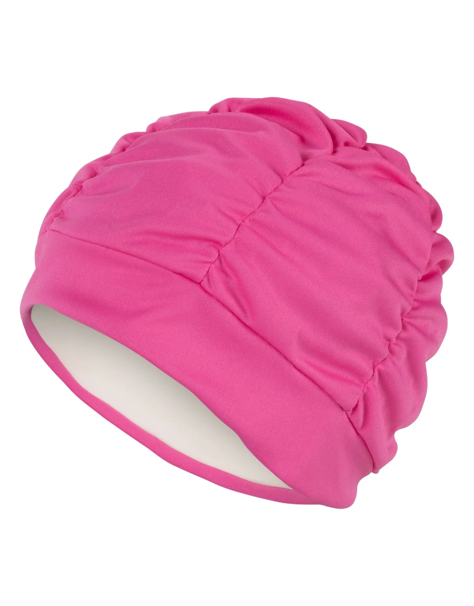 Pleated Fabric Swim Cap