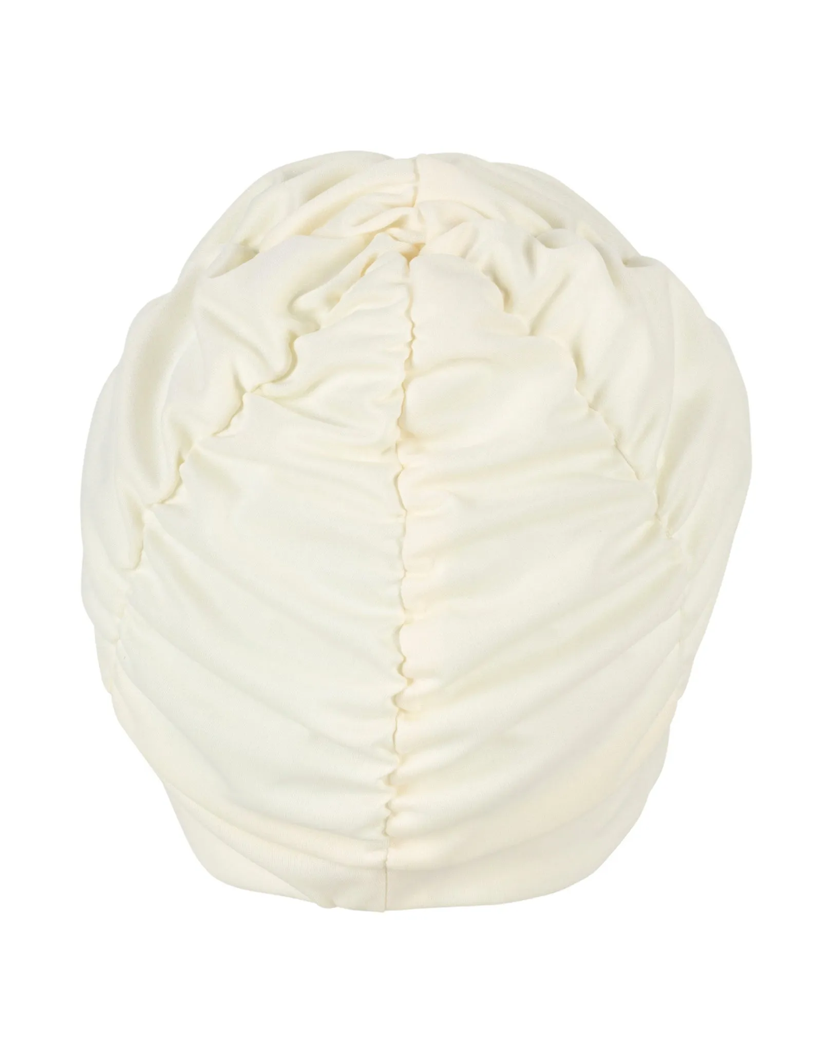 Pleated Fabric Swim Cap